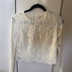 White Flower Blouse
